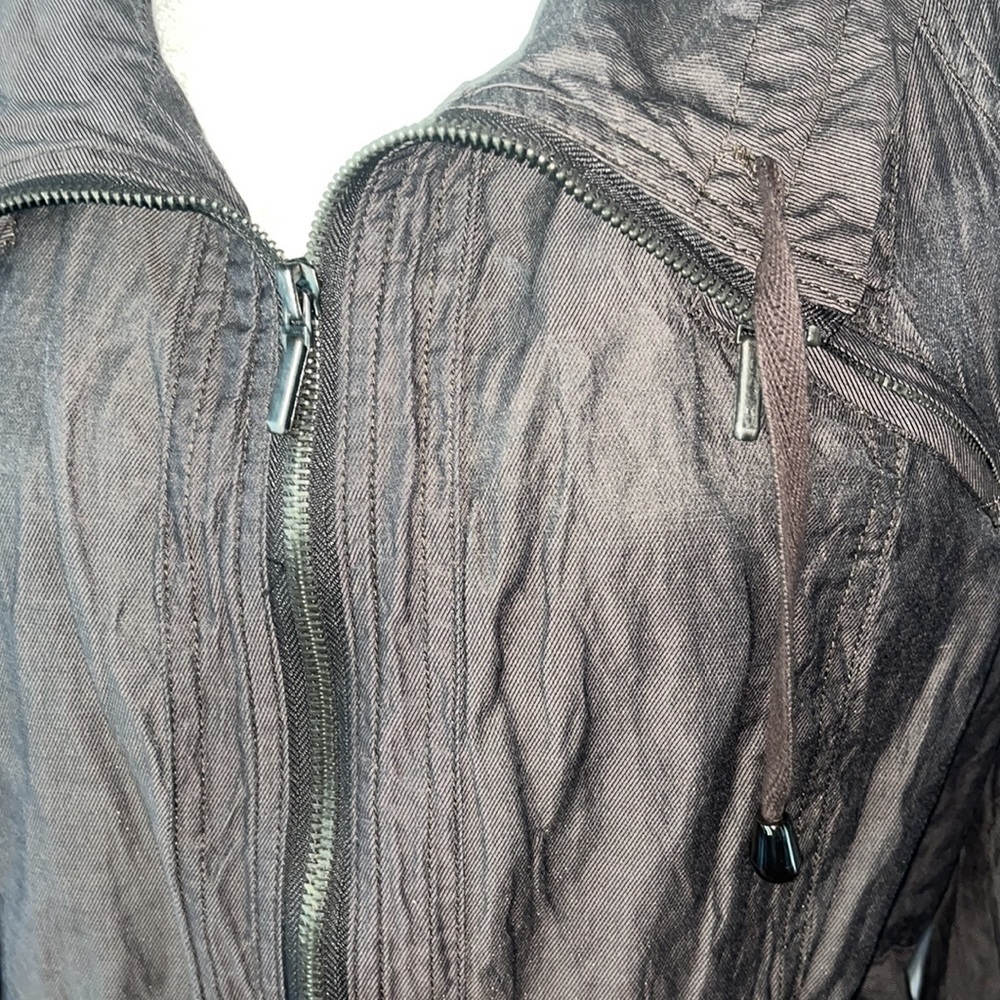 New Directions women’s mocha brow zip up jacket Size XL - Picture 6 of 10